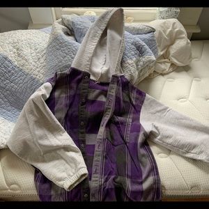 Flannel hoodie!